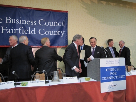 Gubernatorial candidates chat 2-26-10