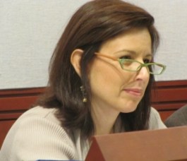 This is a photo of Sen. Gayle Slossberg, who wants to change the rules for DSS hearings.