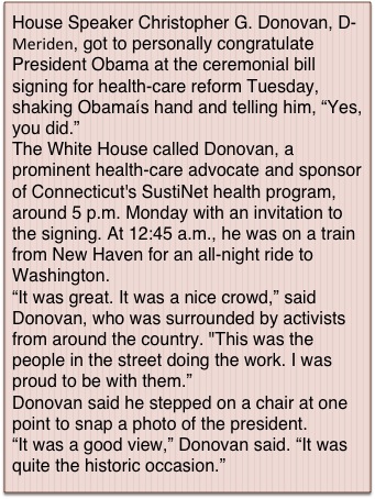donovan  at signing