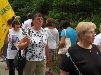 1199 picketers