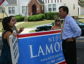 Lamont in West Hartford