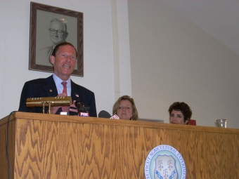 Blumenthal Lyme press conference 7-18-11