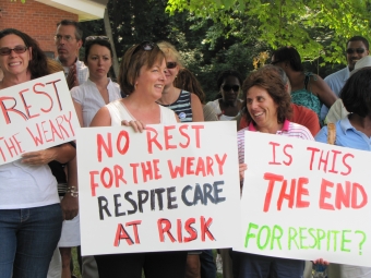 DDS cut protest 7-19-11