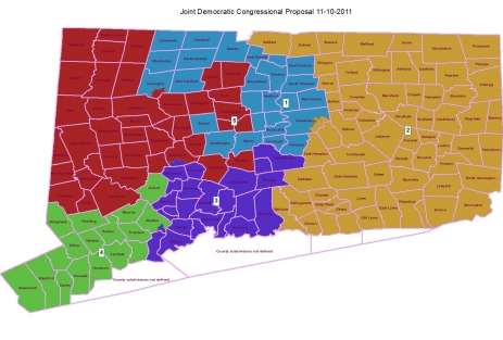 Democratic CD map