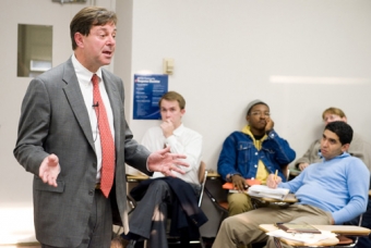 Speaking to students