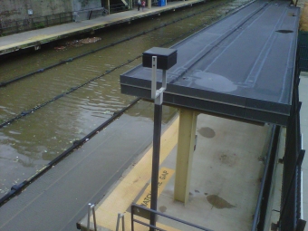 Tracks flooded