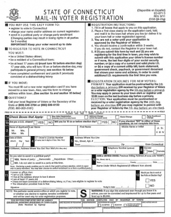 voter registration