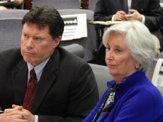 Hartford Sen. John Fonfara and Guilford Rep. Patricia Widlitz, Democratic chairs of the finance committee, were mum Friday on whether the committee would agree to the governor's request to use part of the state's surplus for a tax rebate. 
