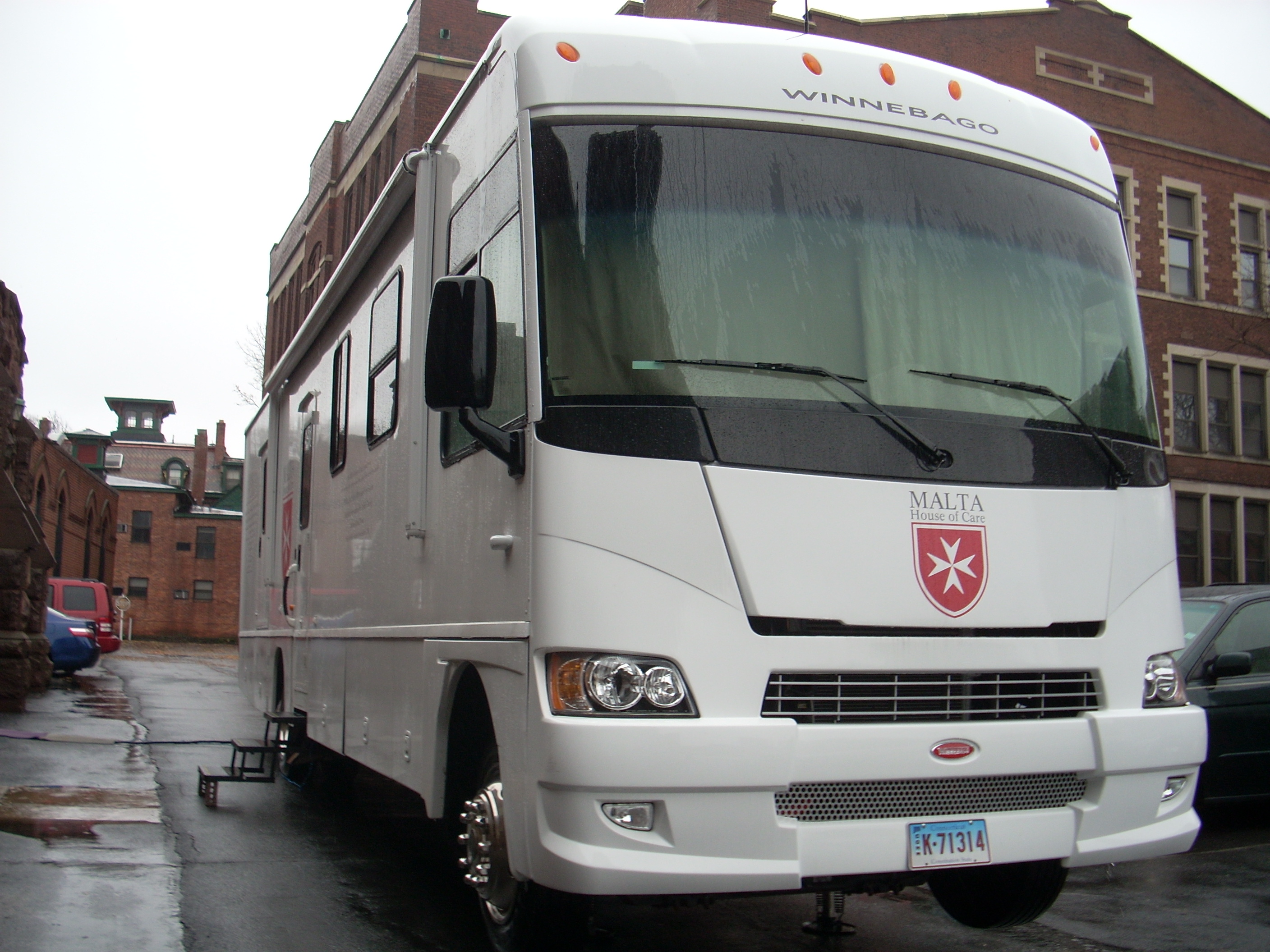 The Malta House of Care, a mobile medical clinic for the uninsured that treats thousands of patients a year in Hartford.
