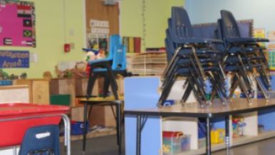 A preschool classroom in Bridgeport