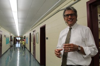 Edward Orzulak, the principal of the Norris Elementary School in East Hartford, is trying a new approach to get students reading