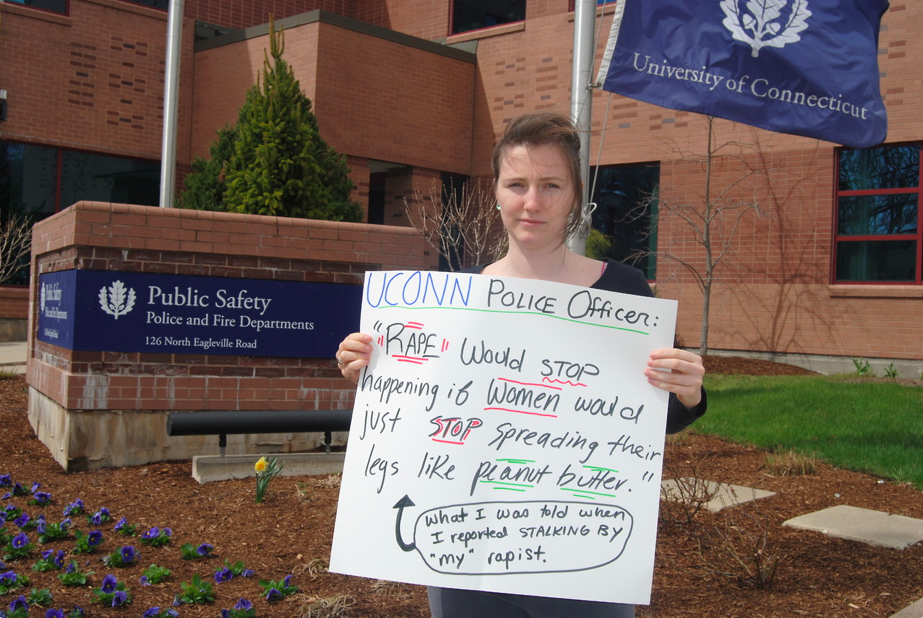 UConn Student Kylie Angell (Photo courtesy of Project Unbreakable)
