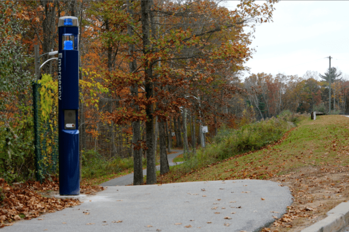A trail that connects UConn's campus with off-campus housing. The trail is commonly referred to as the "Rape Trail" by students