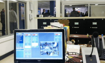 School surveillance during a security drill in Hartford