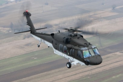 A Black Hawk helicopter