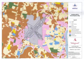 Map courtesy of Bradley International Airport.