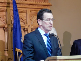 Gov. Dannel Malloy at the State Capitol
