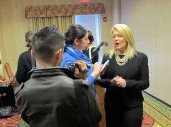 Welcome to the campaign: A Democratic video tracker records Somers.