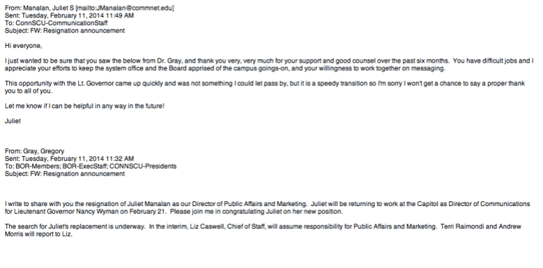 Manalan resignation letter