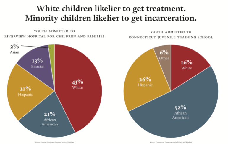 juvenile justice racial makeup, CJTS