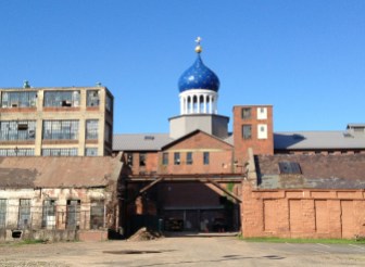 The famous Colt blue onion dome.