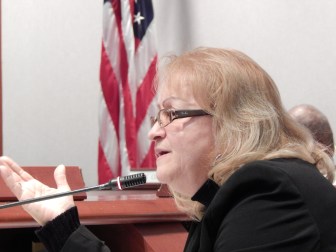 This is a photo of Rep. Minnie Gonzalez, D-Hartford, a critic of the family court system.