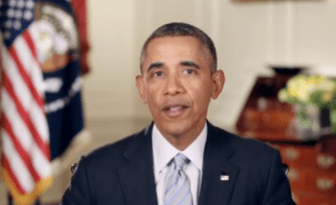President Obama as he gave a radio address last month in support of a higher minimum wage, a message he takes to Connecticut on Wednesday.
