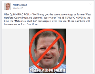 Martha Dean Facebook criticism of McKInney