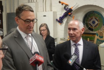 OPM Secretary Ben Barnes and Chief of Staff Mark Ojakian.