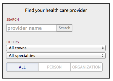 INTERACTIVE: Search the database for your providers, or providers in your town.