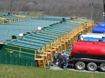 Fracking waste storage in Susquehanna, Pa.