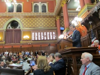 Gov. Dannel P. Malloy closes the 2014 session.