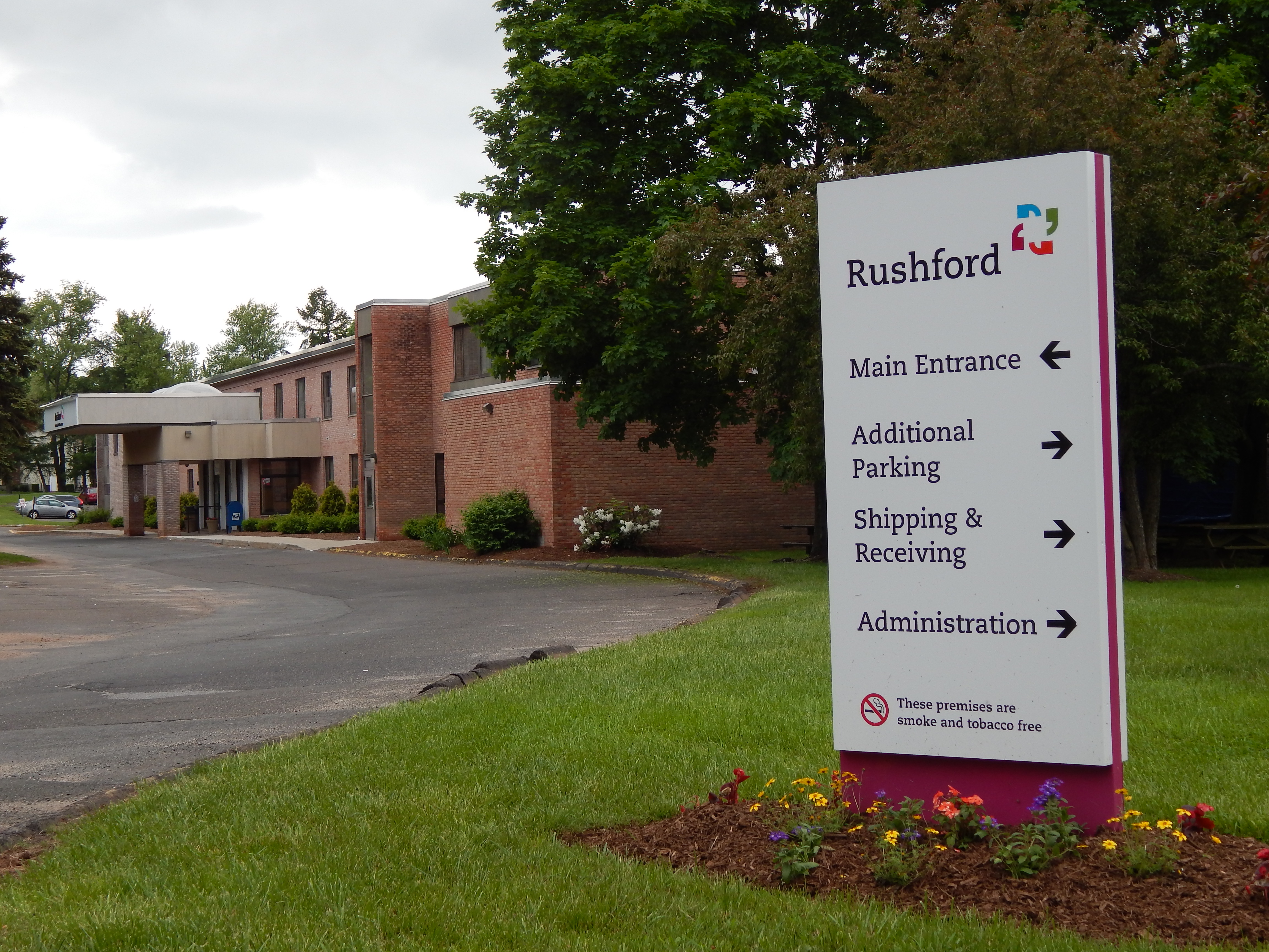 This is a picture of Rushford, a mental health and substance abuse treatment agency based in Meriden.