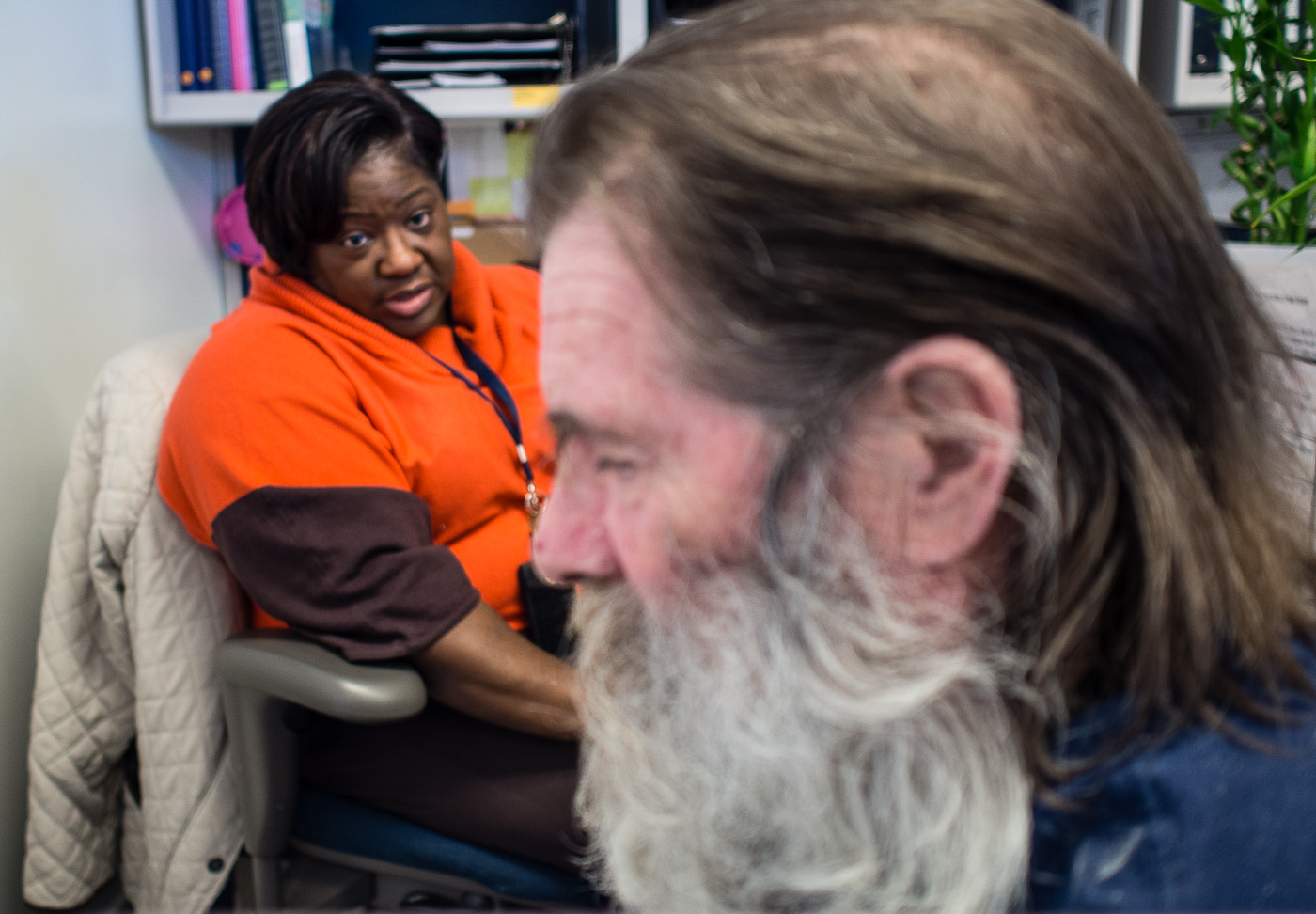 Dee Jordan interviews Mr. Corbin, a homeless veteran who insisted he wanted to continue living on the streets and didn’t want to receive money from the VA. He had been living in a parking garage and was brought into emergency care after thoughts of suicide.