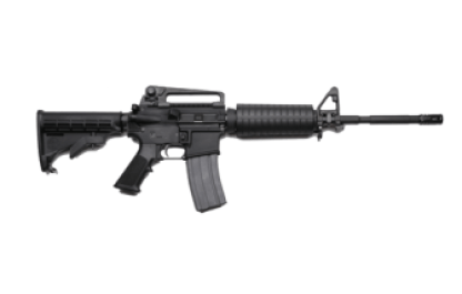 A weapon modified to meeting Connecticut's gun law. It can only use less powerful rimfire ammo,