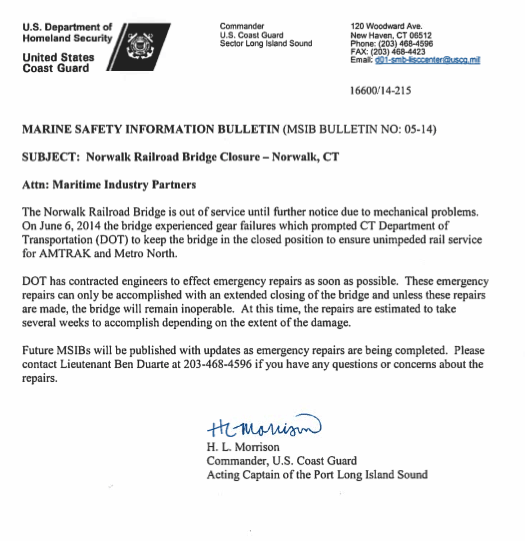 Blumenthal based his announcement on this notice.