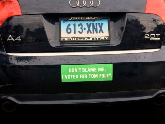 The bumper says it all.