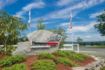 The entrance to Thompson Speedway Motorsports Park