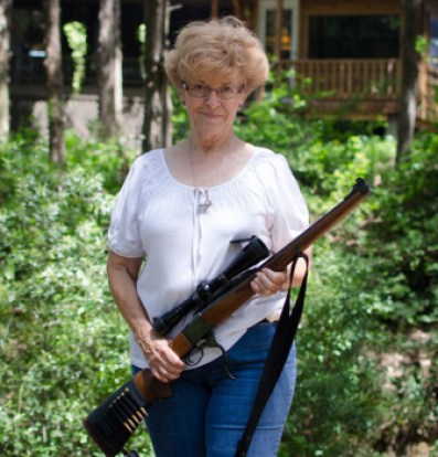 Texas State Rifle Association lobbyist Alice Tripp says she didn’t start shooting guns until later in life despite having an interest in hunting as a young girl. (Photo by Natalie Krebs/News21)