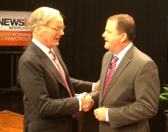 Tom Foley and John P. McKinney at their second and final debate.