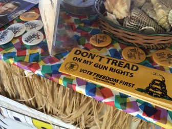 On the menu at the GOP booth in Lebanon.