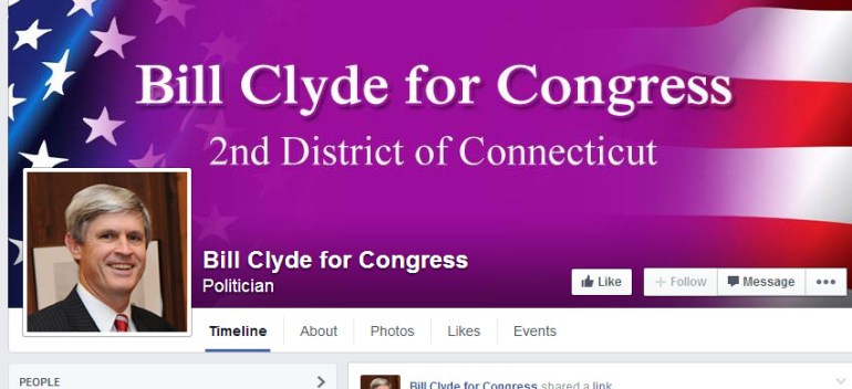 Bill Clyde, a Green Party candidate for congress, is relying on social media like this (and little money) to propel his campaign.