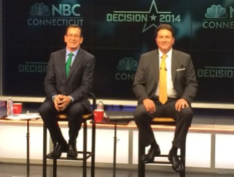 Gov. Dannel P. Malloy and Joe Visconti.