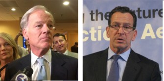 Tom Foley and Dannel P. Malloy