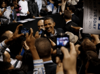 President Obama in Bridgeport in 2010.