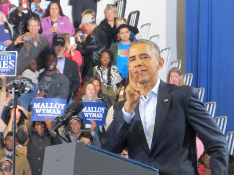 Two days 'til election, says President Obama.