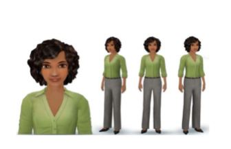 This is a picture of Tina, the avatar that will show up on Access Health CT's website to help shoppers.