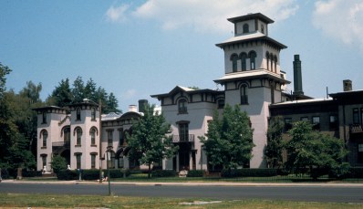 The Coltsville Historic District used to be known as Armsmear, home of Samuel and Elizabeth Colt.