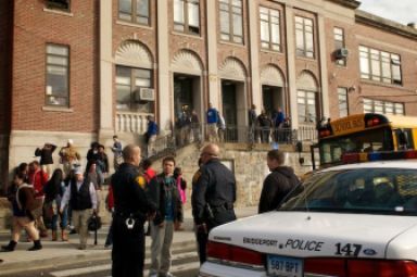 Harding High School in Bridgeport