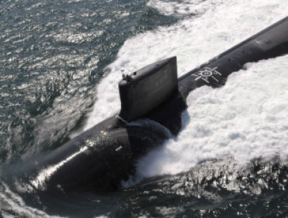 A virginia-class attack submarine